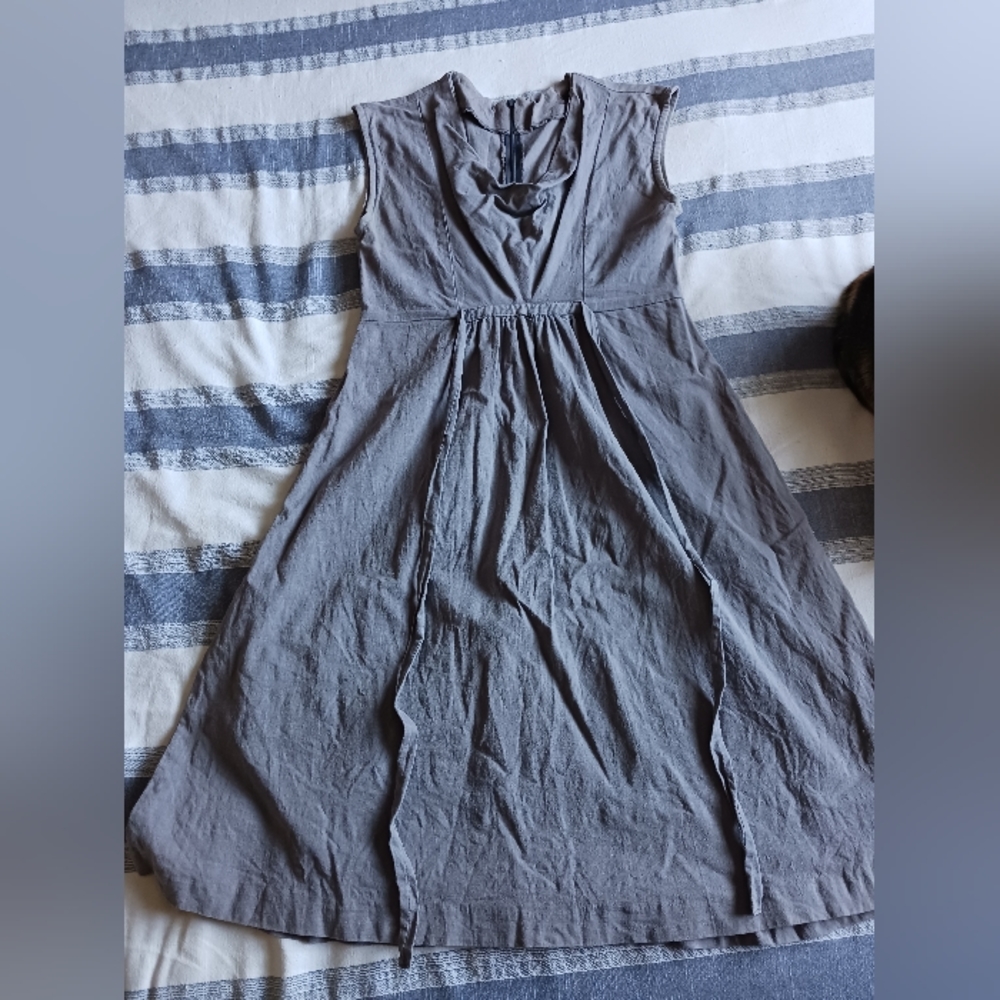 Grey Hemp Dress by She-Bible